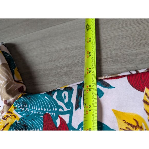 Anthony Richards Short Sleeve Floral Print Nightgown Multicolor 100% Polyester W - Picture 7 of 7